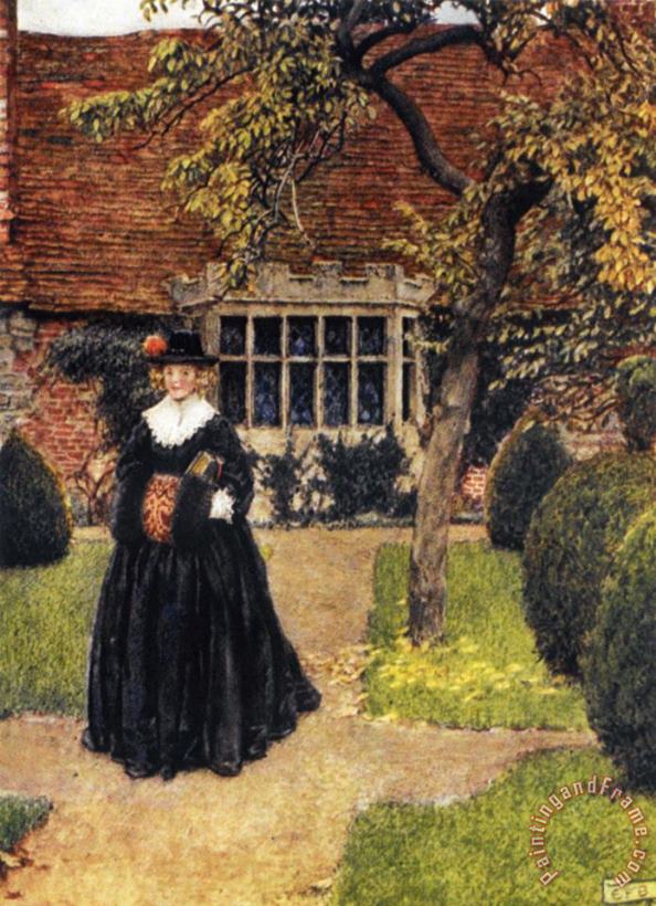 Eleanor Fortescue Brickdale When in Skills My Julia Goes Art Painting