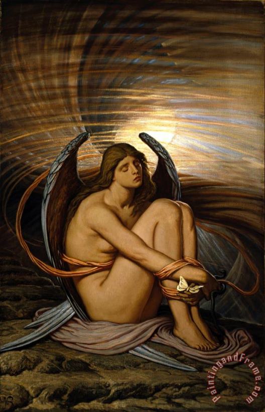 Elihu Vedder Soul in Bondage 2 Art Painting