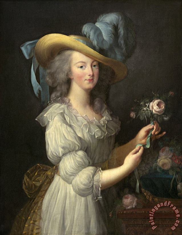 Elisabeth Louise Vigee Lebrun Marie Antoinette Art Painting