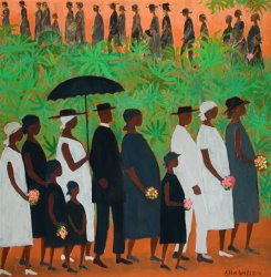 Ellis Wilson The Funeral Procession