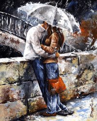Emerico Toth Rainy day - Love in the rain