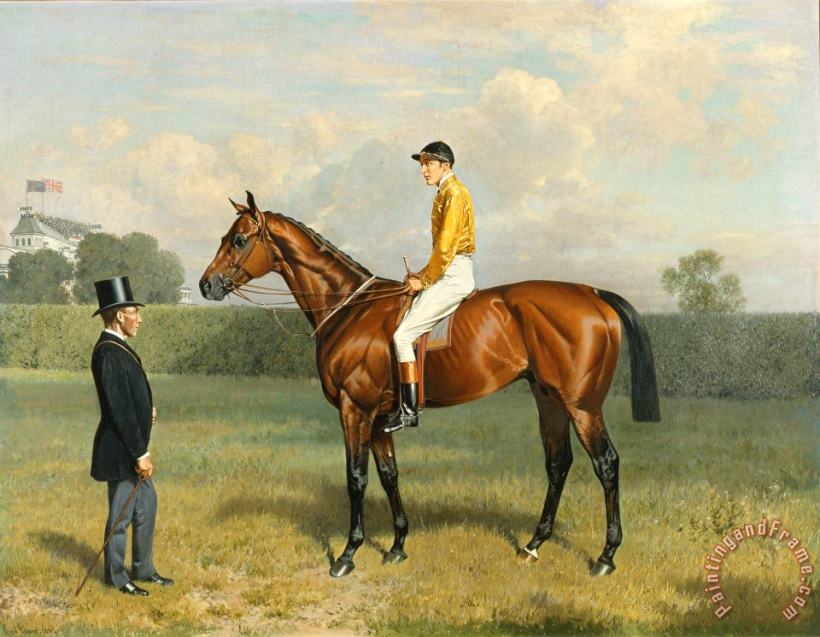 Emil Adam Ormonde Winner Of The 1886 Derby Art Painting