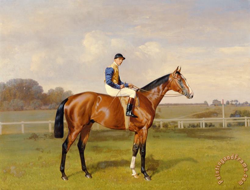 Spearmint Winner Of The 1906 Derby painting - Emil Adam Spearmint Winner Of The 1906 Derby Art Print