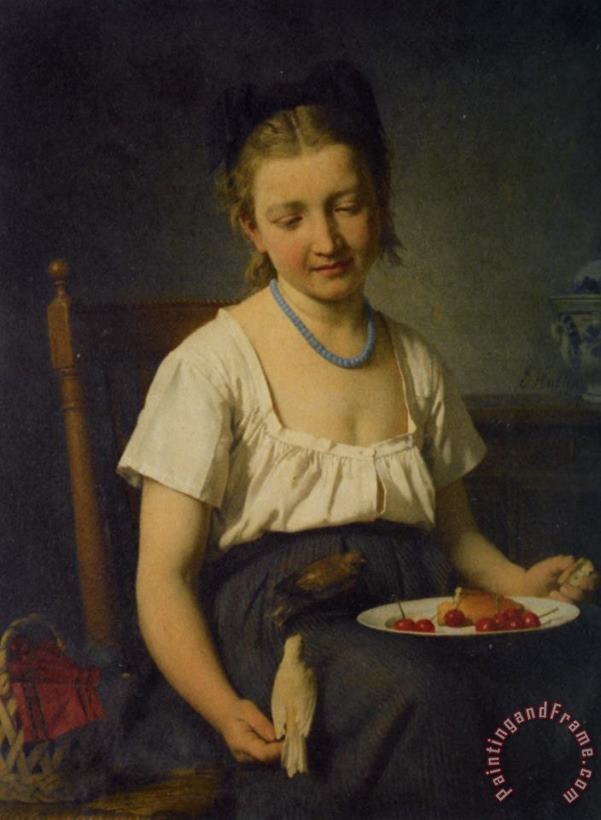 Emile Auguste Hublin Le Gouter Art Painting