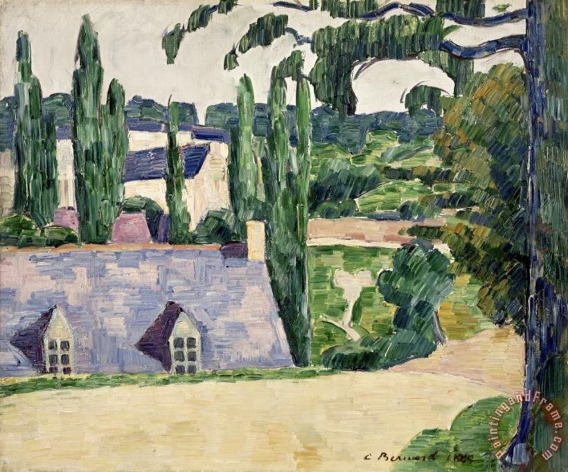 Emile Bernard Landscape at Pont Aven Art Print