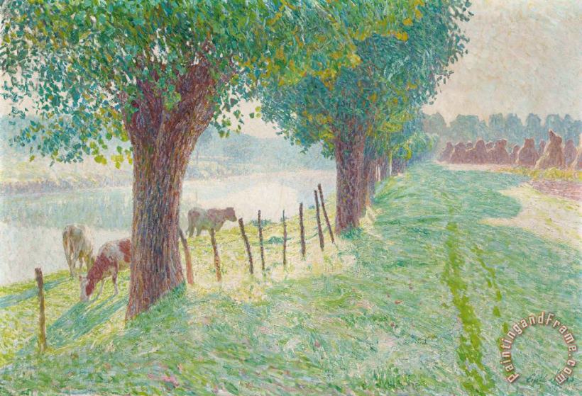 End of August painting - Emile Claus End of August Art Print