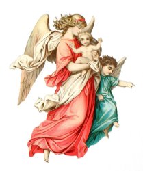 English School Victorian Scrap Relief Of The Christ Child