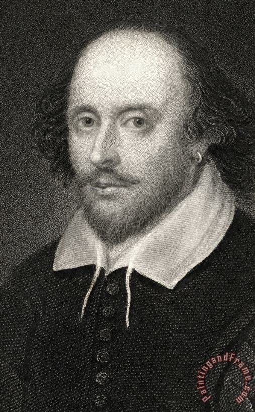 William Shakespeare painting - English School William Shakespeare Art Print