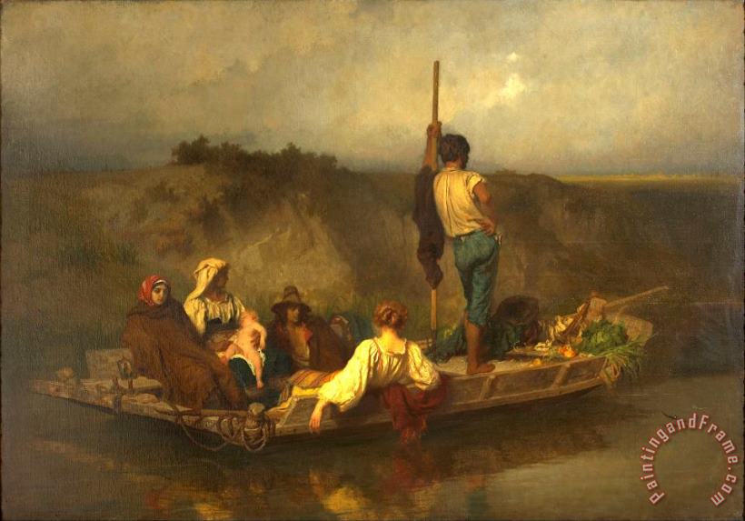 Ernest Hebert The Mal'aria Art Painting