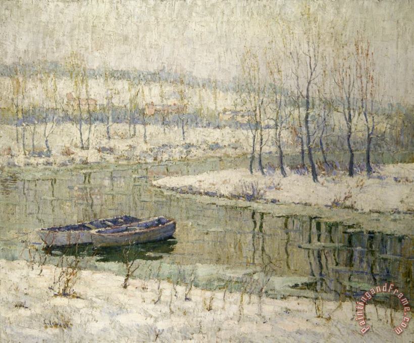 Ernest Lawson Spring Thaw Art Painting