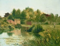 Ernest Parton The Village Pond
