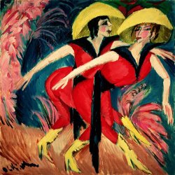 Ernst Ludwig Kirchner Dancers In Red