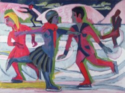 Ernst Ludwig Kirchner Ice Skaters