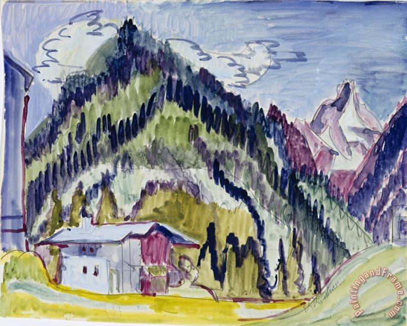 Ernst Ludwig Kirchner Wilderness Home Art Painting
