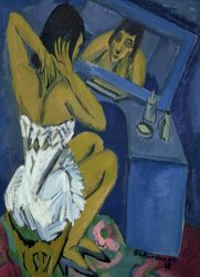Ernst Ludwig Kirchner Woman Before The Mirror
