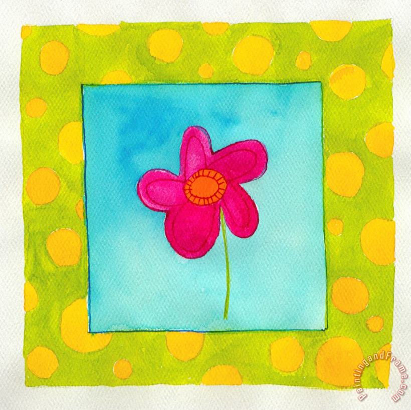 Flower 2 painting - Esteban Studio Flower 2 Art Print