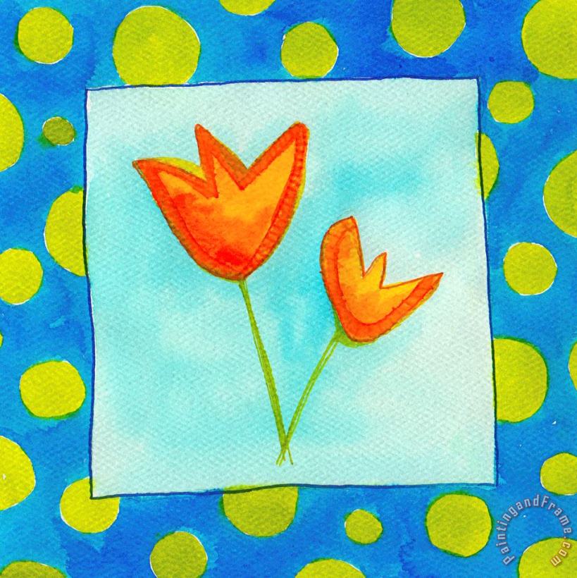 Tulips painting - Esteban Studio Tulips Art Print