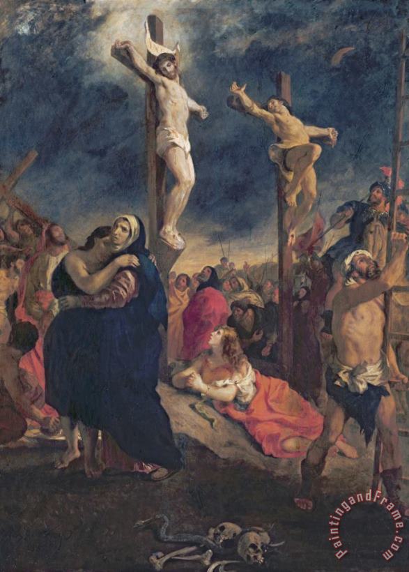 Eugene Delacroix Christ on The Cross Art Print