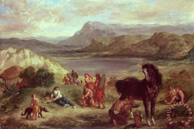Ovid in Exile painting - Eugene Delacroix Ovid in Exile Art Print