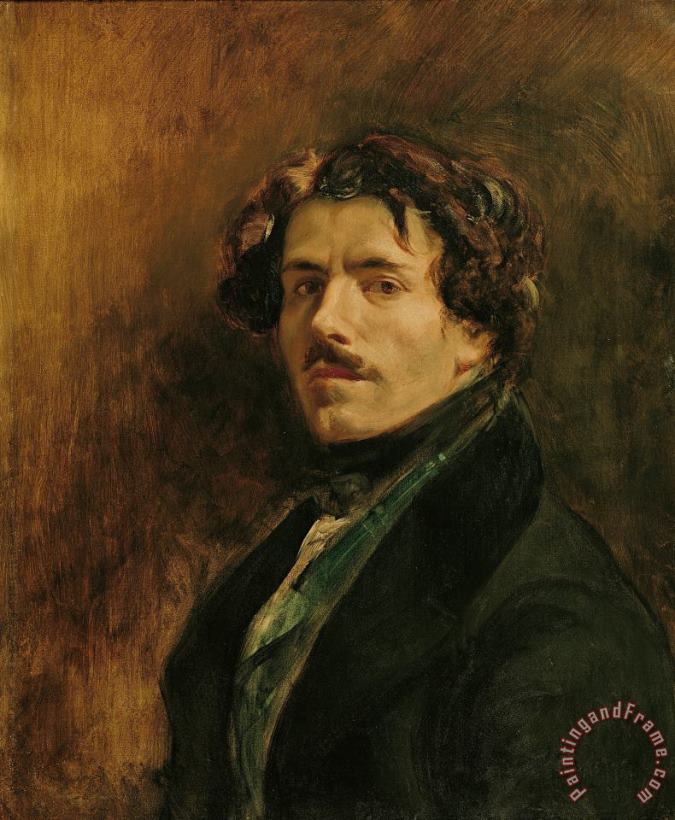 Self Portrait painting - Eugene Delacroix Self Portrait Art Print