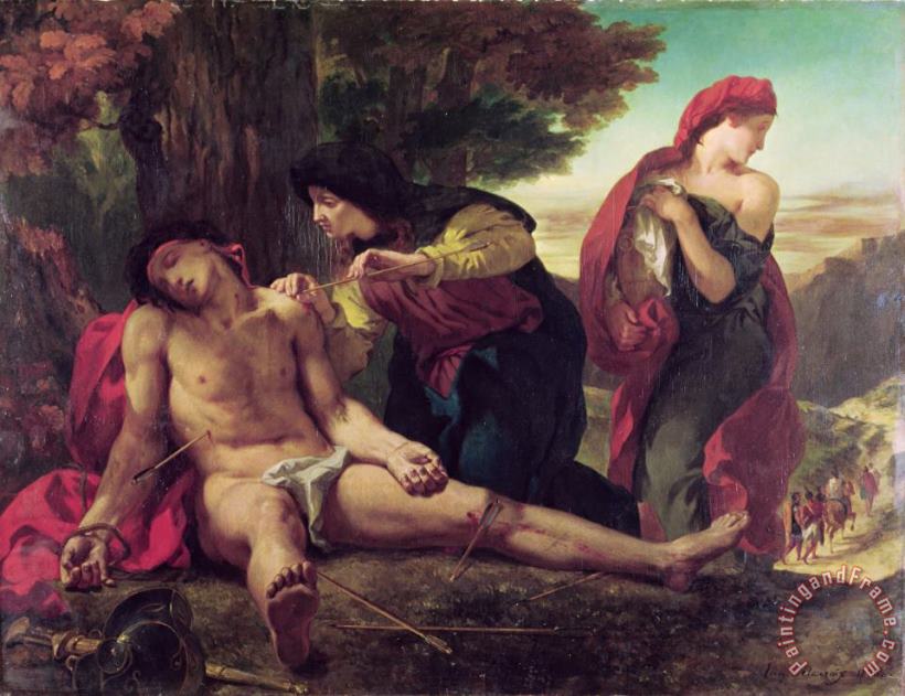 Eugene Delacroix St. Sebastian Art Painting