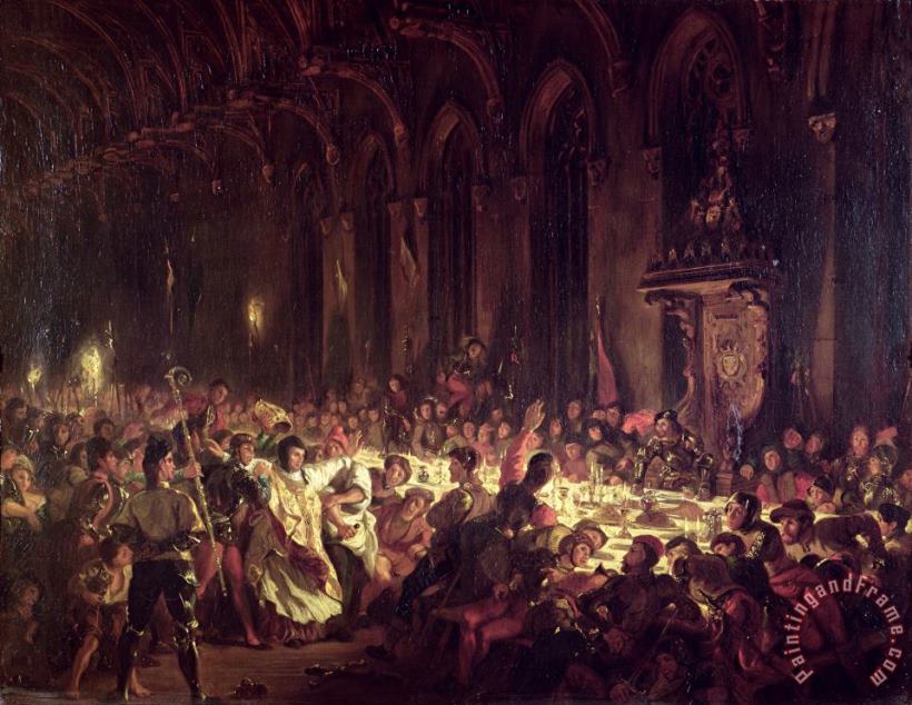 Eugene Delacroix The Assassination of The Bishop of Liege Art Print