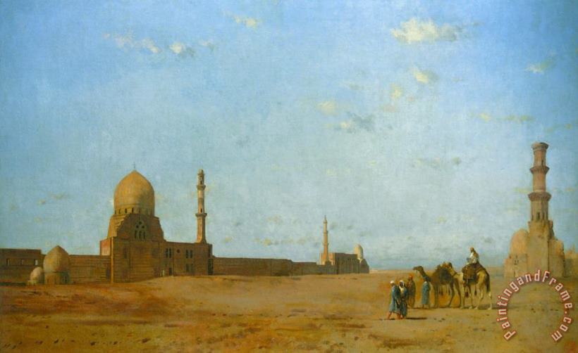 Les Tombeaux Des Califes Au Caire painting - Eugene Fromentin Les Tombeaux Des Califes Au Caire Art Print