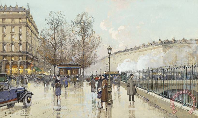Le Boulevard Pereire Paris painting - Eugene Galien-Laloue Le Boulevard Pereire Paris Art Print