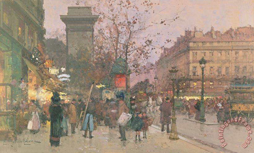 Eugene Galien-Laloue Porte Saint Denis Art Painting