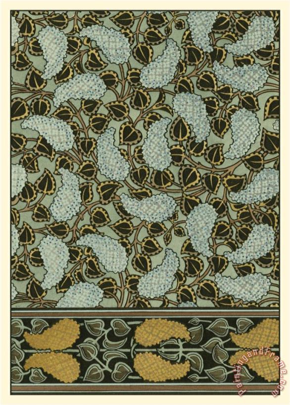 Eugene Grasset Garden Tapestry I Art Print