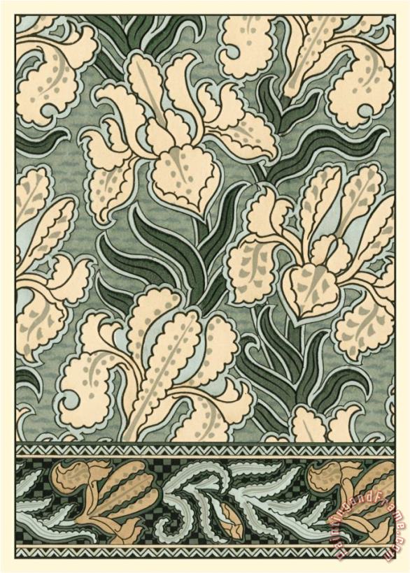 Eugene Grasset Garden Tapestry II Art Print