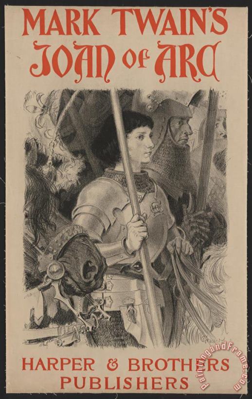 Eugene Grasset Joan of Arc 1894 Art Painting