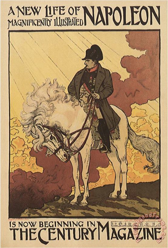 Eugene Grasset Napoleon in The Century Magazine C 1894 Art Painting