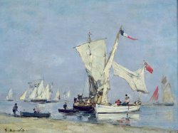 Eugene Louis Boudin Sailing Boats