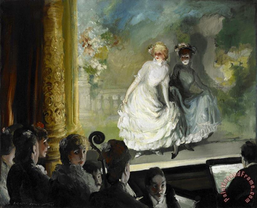 Everett Shinn A French Music Hall painting - A French Music Hall print ...
