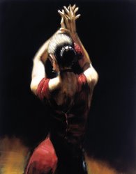 Fabian Perez Flamenco Dancer