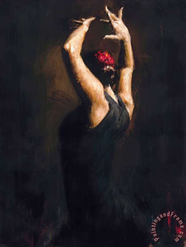 Fabian Perez Flamenco Dancer IV Art Painting