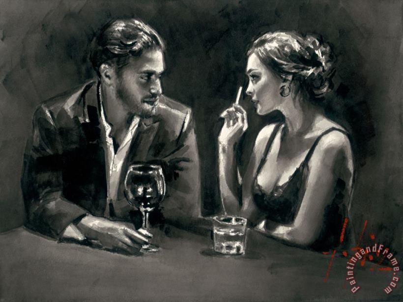 Intimate Moments IV painting - Fabian Perez Intimate Moments IV Art Print