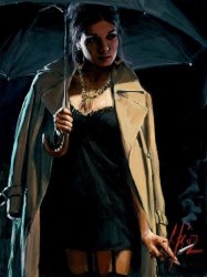 Fabian Perez November Rain II Marissa