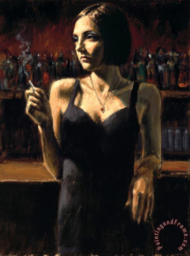 Fabian Perez Ruby Art Print