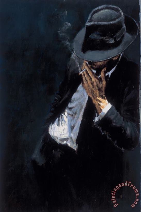 Study for Man in Black Suit painting - Fabian Perez Study for Man in Black Suit Art Print