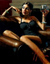 Fabian Perez The Living Room III