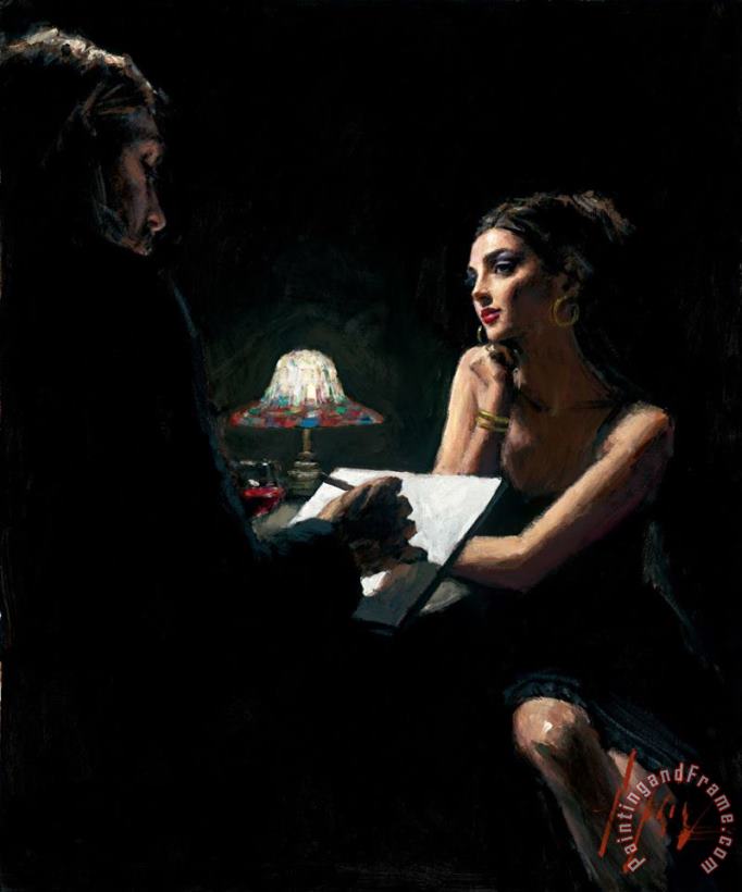 The Muse painting - Fabian Perez The Muse Art Print