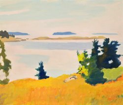 Fairfield Porter South Meadow, Afternoon, 1970