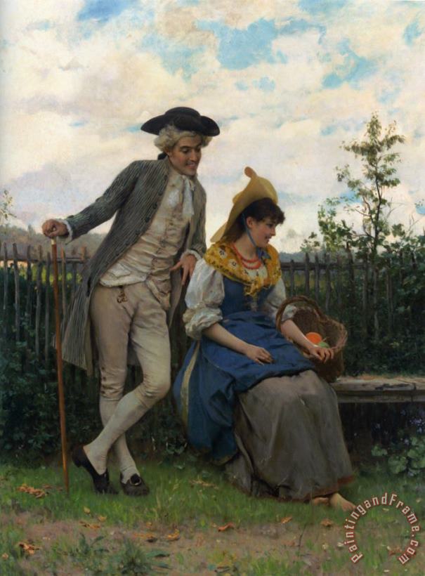 Federico Andreotti Courtship Art Painting