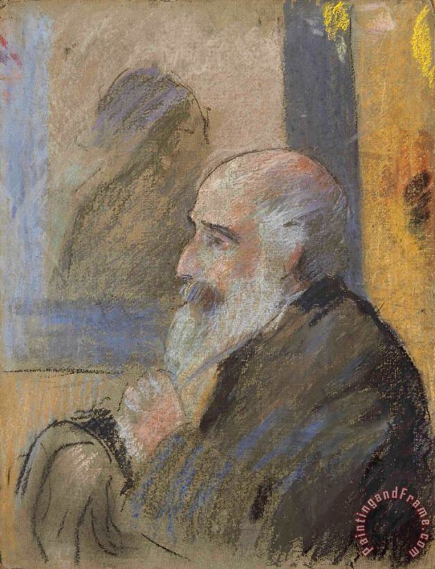 Federico Zandomeneghi Portrait De Camille Pissarro Art Print