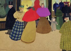 Felix Edouard Vallotton Street Scene