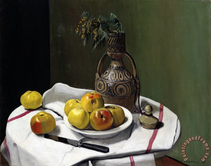 Felix Vallotton Apples And a Moroccan Vase Art Painting