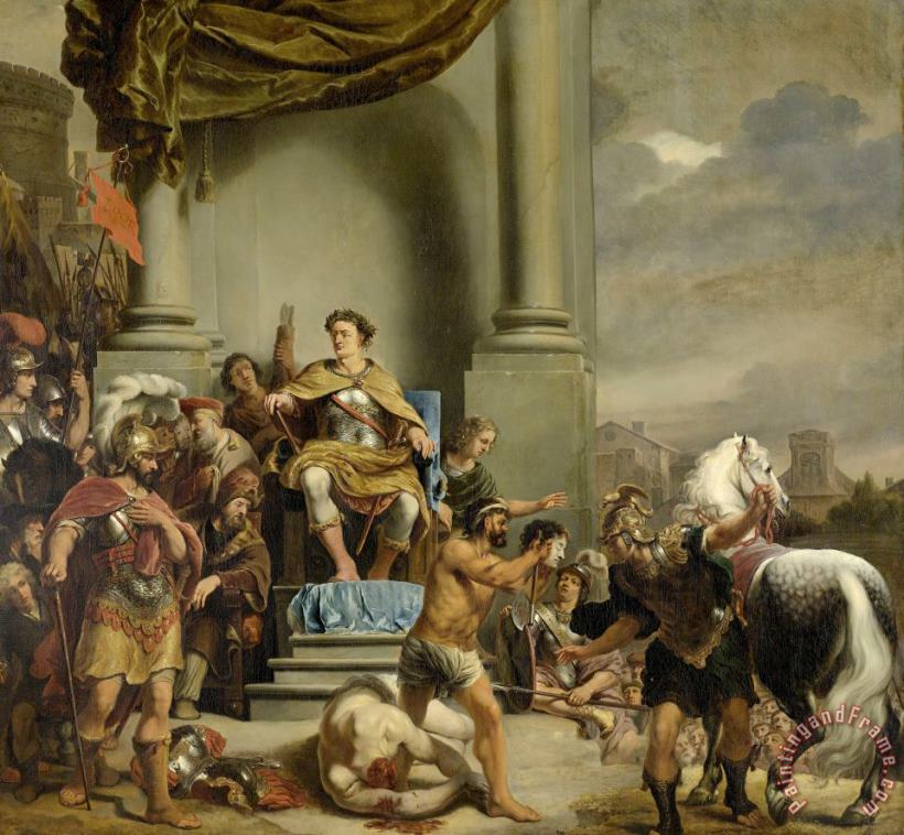 Ferdinand Bol Consul Titus Manlius Torquatus Orders The Beheading of His Son Art Print