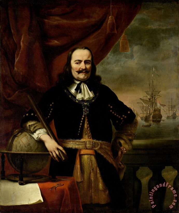 Michiel De Ruyter As Lieutenant Admiral painting - Ferdinand Bol Michiel De Ruyter As Lieutenant Admiral Art Print